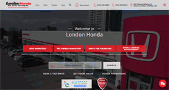 Desktop Screenshot of londonhonda.com