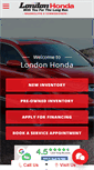 Mobile Screenshot of londonhonda.com